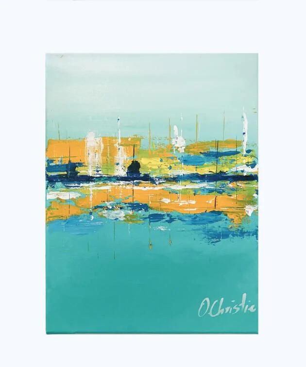 Turquoise Sunset 3 (8x10)